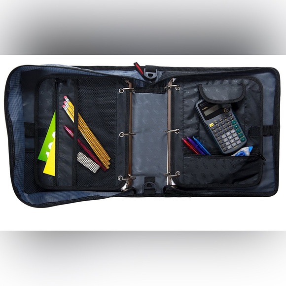 Case-it Black and Red Zipper Binder - Picture 7 of 15